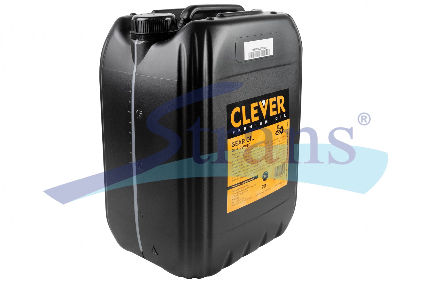 Масло Трансмісійне Clever Gear Oil 75W-80 Gl-4 20Л